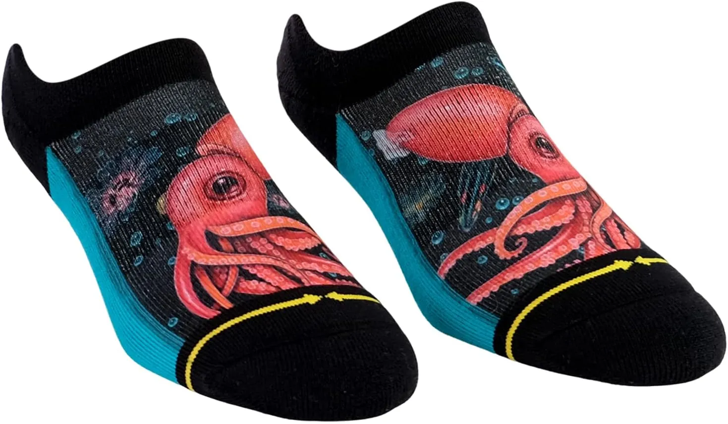 MERGE4 Umijoo Strawberry Squid No Show Socks for Men and Women