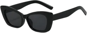 New 2025 Cat Eye Shape Sunglasses Women Female Glasses Vintage Retro Sun Glasses for Men,Black Gray