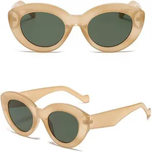 New 2025 Popular Cat Eye Sunglasses Women Fashion Colorful Cateye Retro Leopard Shades Sun glasses Female Trending Oval Eyewear UV400