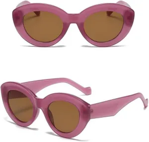 New 2025 Popular Cat Eye Sunglasses Women Fashion Colorful Cateye Retro Leopard Shades Sun glasses Female Trending Oval Eyewear UV400