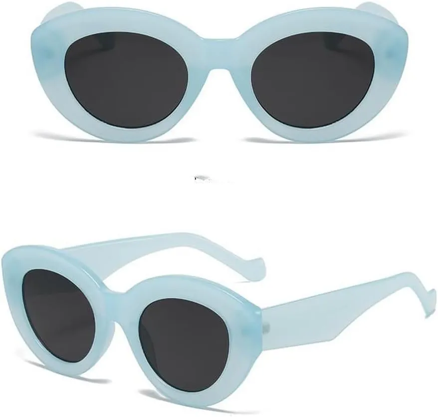 New 2025 Popular Cat Eye Sunglasses Women Fashion Colorful Cateye Retro Leopard Shades Sun glasses Female Trending Oval Eyewear UV400