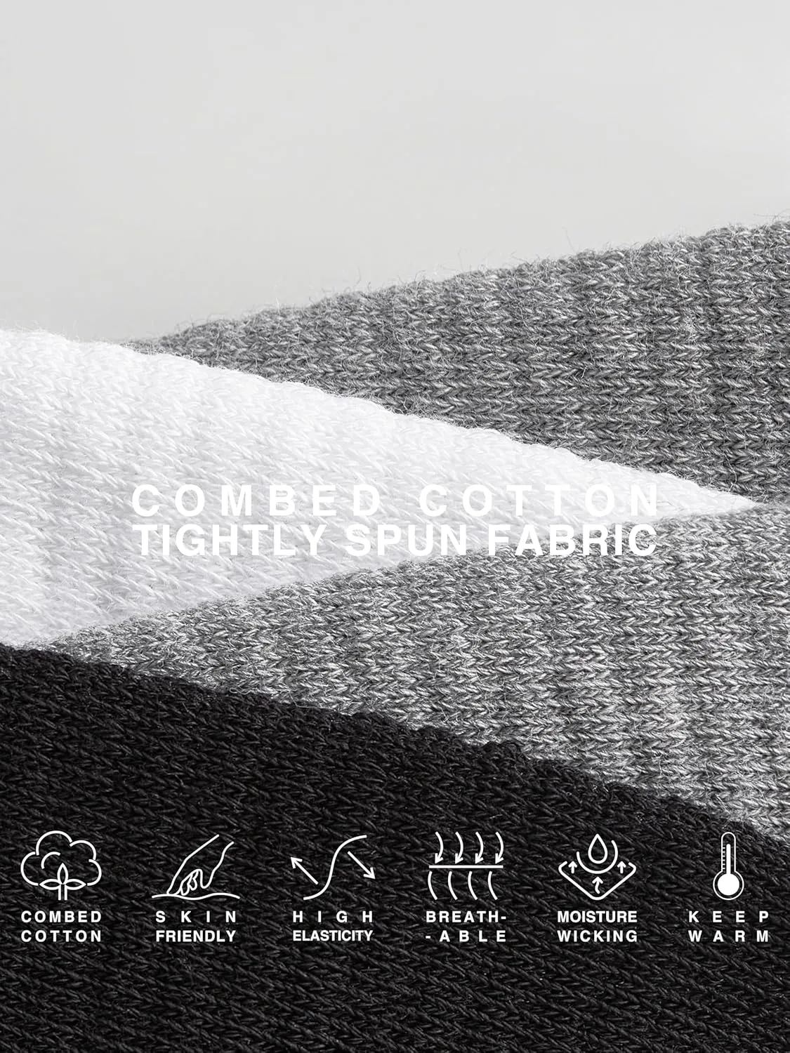 No Show Socks for Women & Men, Non-Slip Low Cut, Moisture-Wicking, Invisible Athletic Cotton Socks 6 Pairs