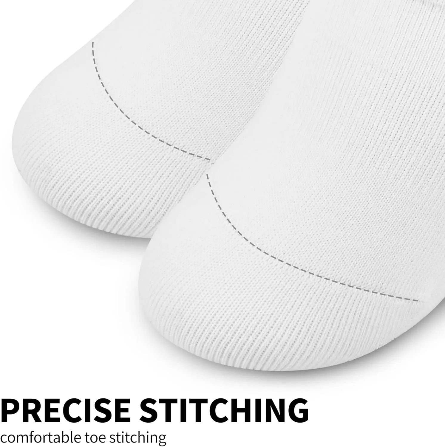 No Show Socks for Womens,Low Cut Ankle Socks,Non Slip Flat Boat Invisible Liner Socks