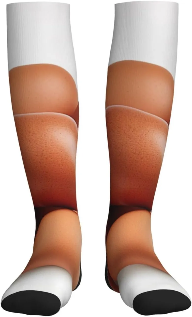 red eggs Print Circulation Compression Socks For Plantar Fasciitis Edema And Post Surgery