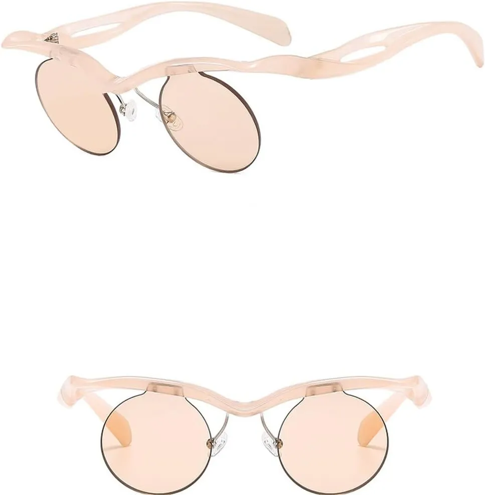 Retro Round Sunglasses Women Men Stylish Small Frame Sun Glasses Fashion Vintage Shades UV400 Eyeglasses
