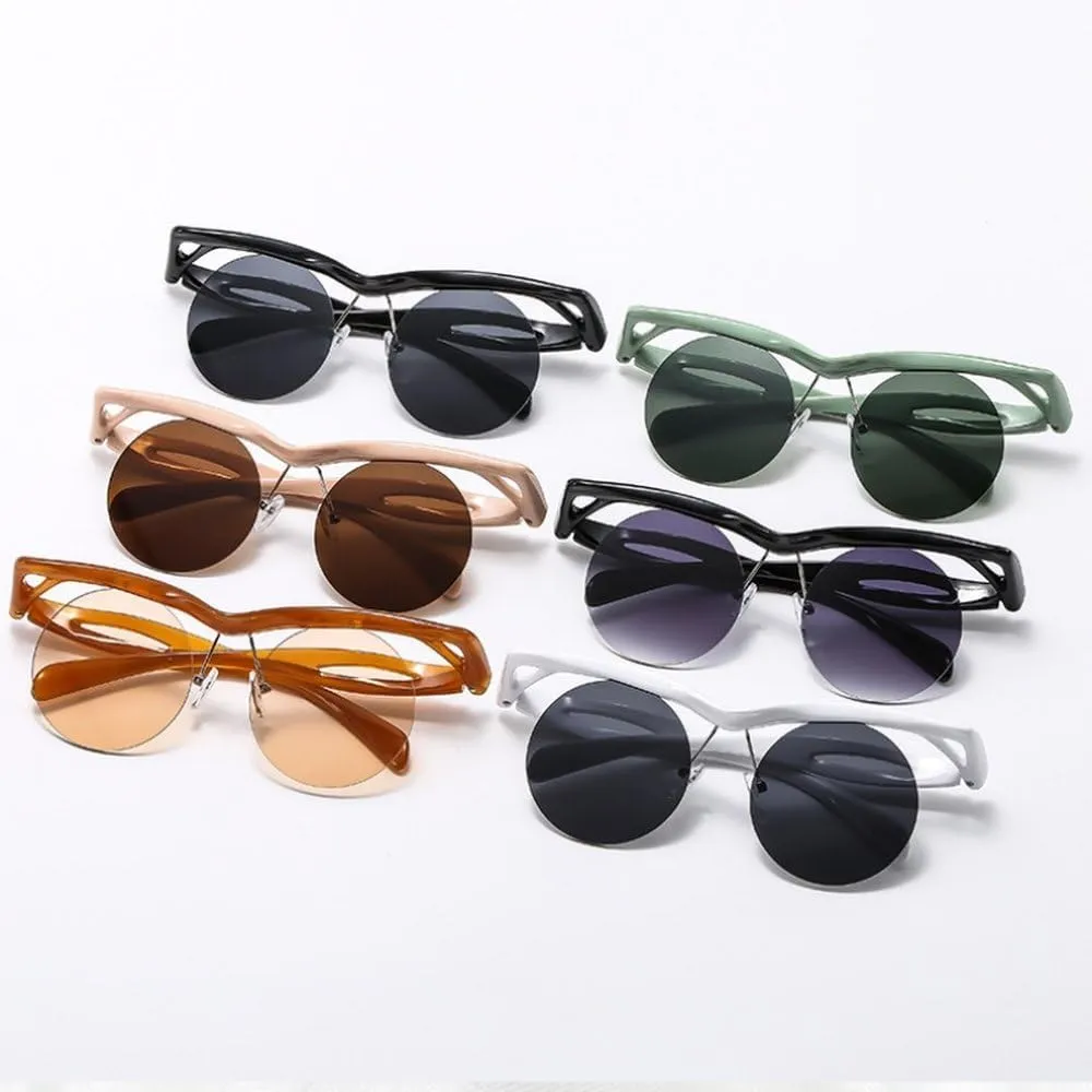 Retro Round Sunglasses Women Men Stylish Small Frame Sun Glasses Fashion Vintage Shades UV400 Eyeglasses