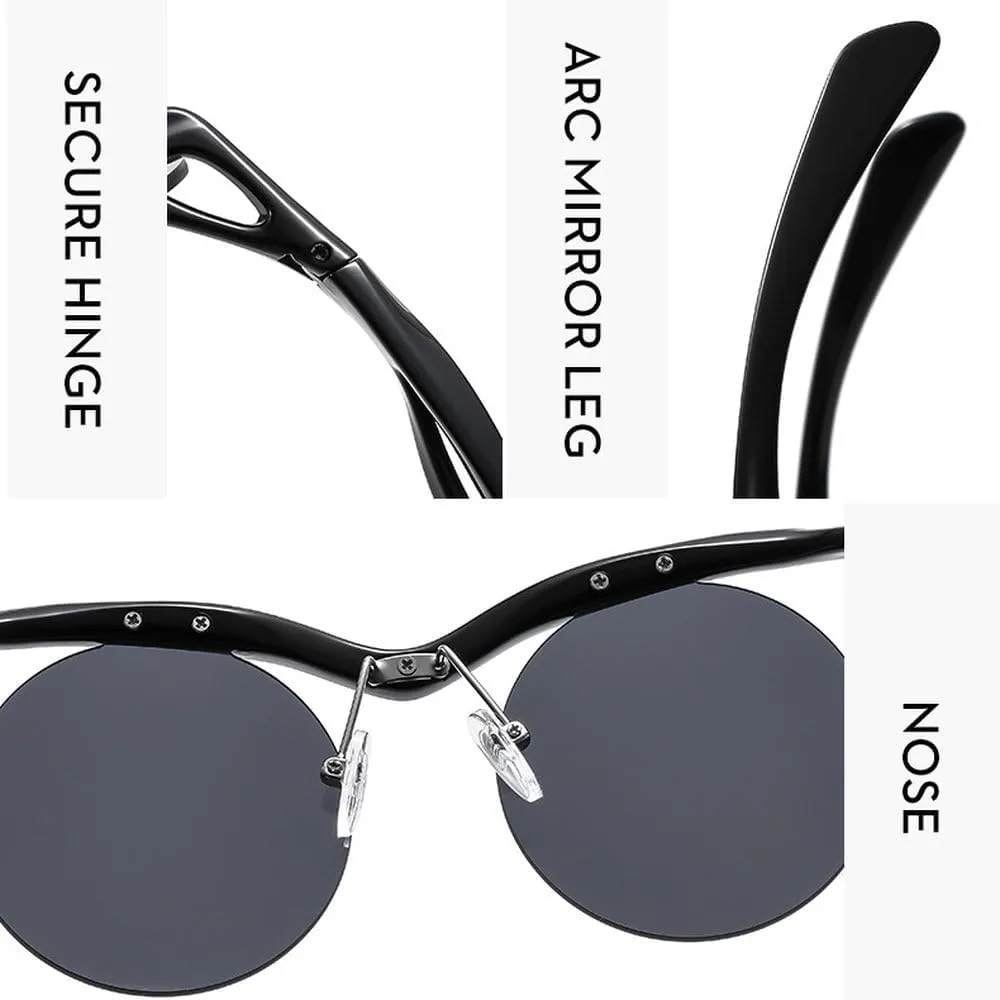 Retro Round Sunglasses Women Men Stylish Small Frame Sun Glasses Fashion Vintage Shades UV400 Eyeglasses