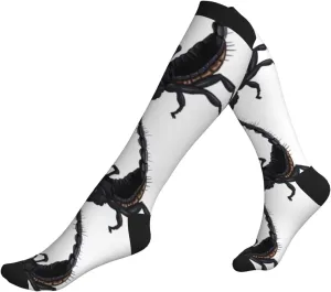 Scorpion Print Circulation Compression Socks For Plantar Fasciitis Edema And Post Surgery