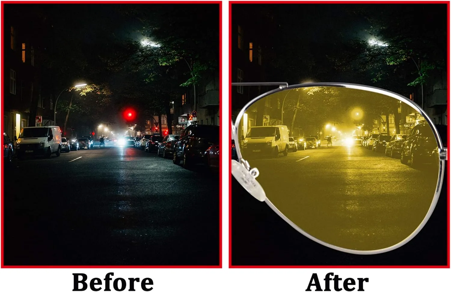 SHINU Polarized Photochromic Fishing Sunglasses Night Vision Blue Light Blocking Glasses-6100/148