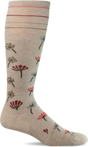 Sockwell Women's Field Flower Moderate Graduated Compression Sock