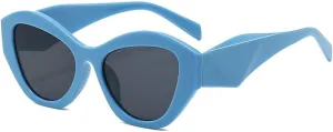 SPOAVGYZ-Vintage Large Frame Cat's Eye Sunglasses Women Fashion Sun Glasses Lady Outdoor Travel Eyewear UV400