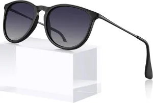 STGATN Vintage Round Sunglasses for Women Polarized UV Protection, Trendy Retro Designer Style ST028
