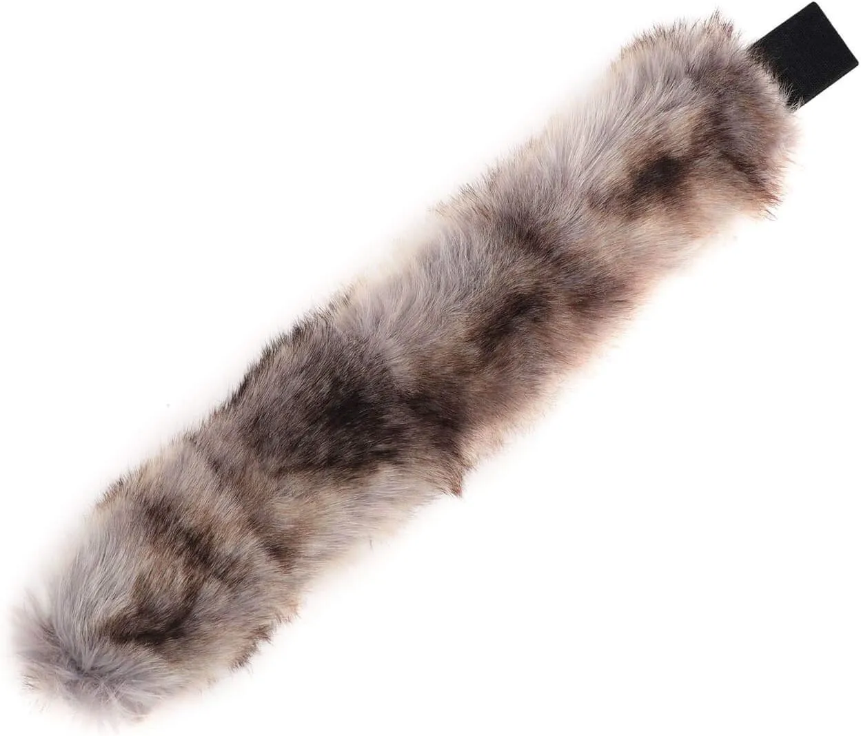 surell - Faux Fox Fur Headband Scarf - Two-in-One Winter Ear Warmer and Neckwear