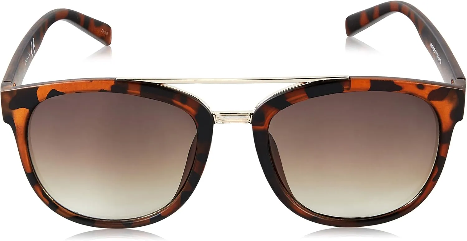 TAHARI Th713 Metal Bridged 100% Uv Protective Women's Round Sunglasses. Elegant Gifts for Her, 48 Mm