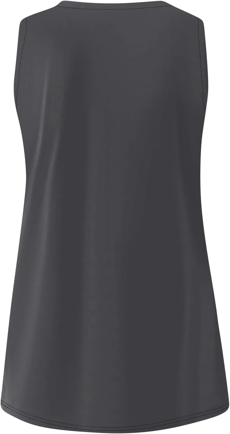Tank Top Women 2025 Casual Soft Loose Spring Summer V Neck Sleeveless Tee Shirts Basic Trendy Outfits Clothes
