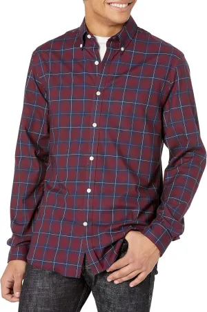 Tommy Hilfiger Men's Dress Shirt Slim Fit Stretch Check