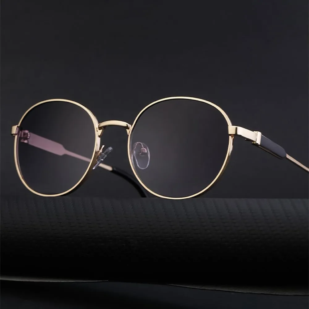 Trendy Retro Round Sunglasses Women Men Luxury Stylish Metal Frame Sun Glasses For Ladies Driving Eyewear