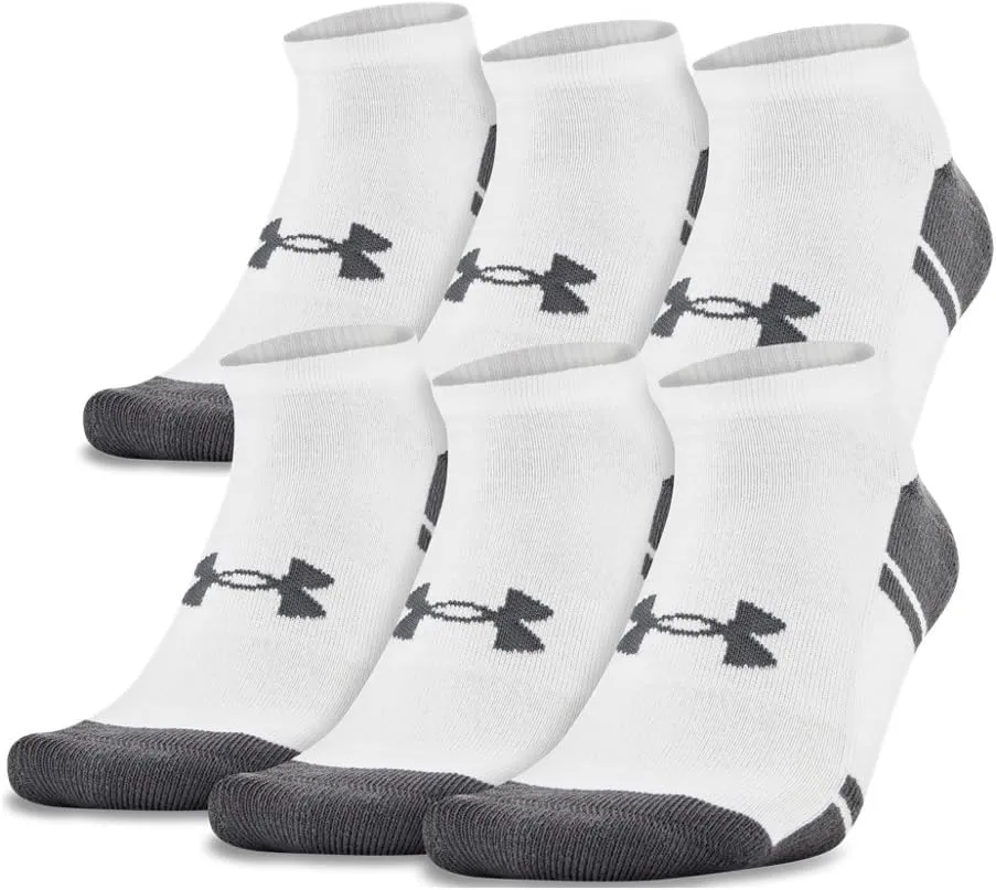 Under Armour Adult Resistor 3.0 No Show Socks, Multipairs