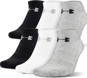 Under Armour Women's Cotton No Show Socks, Multipairs