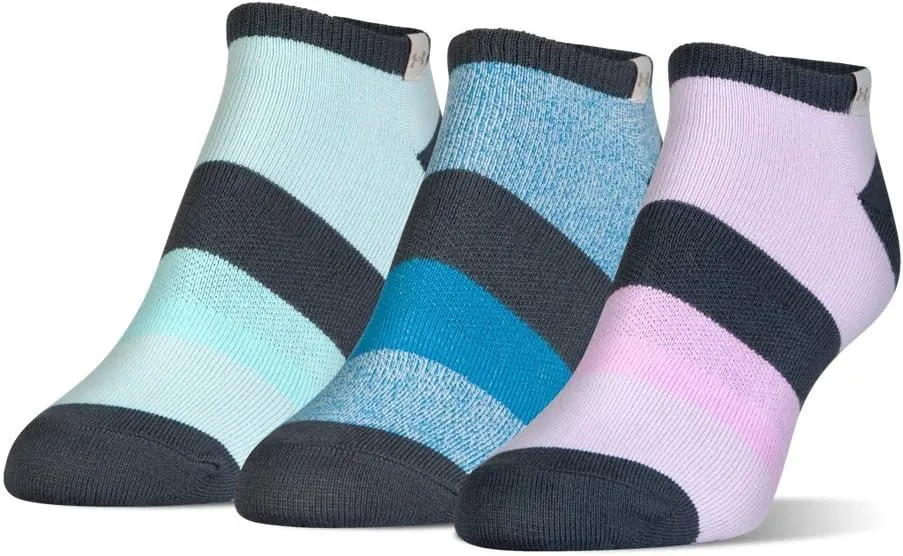 Under Armour Women`s Essential Comfort No Show Socks 3 Pack