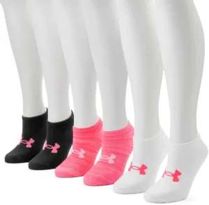 Under Armour Women`s Essential Training No Show Socks 6 Pack
