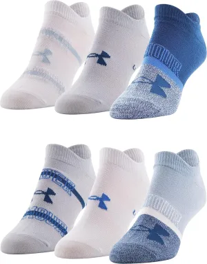 Under Armour Women`s No Show Socks 6 Pack