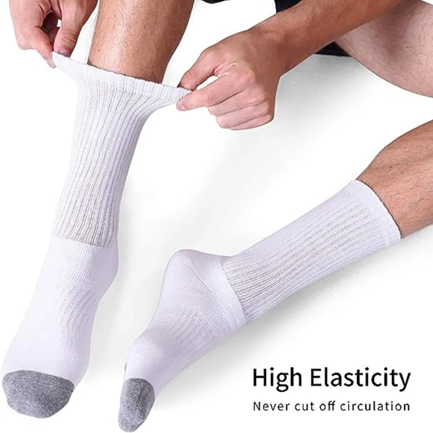 Unisex Anytime Ankle Sock, 𝙾rganic Cotton Breathable Cushioned Socks for Men & Women Running Sports Cotton Socks