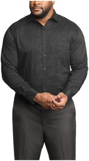 Van Heusen Men's TALL FIT Dress Shirt Ultra Wrinkle Free Flex Collar Stretch (Big and Tall)