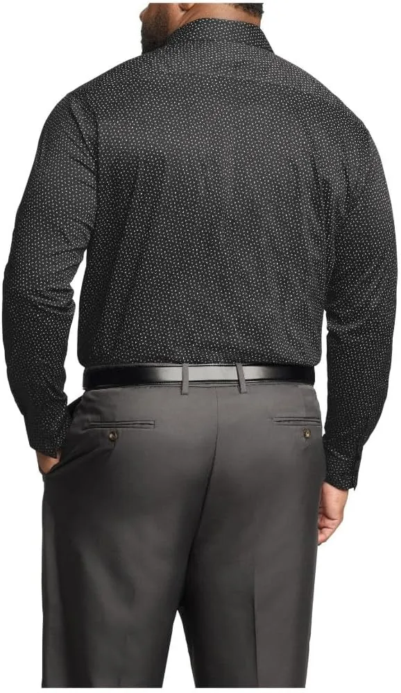 Van Heusen Men's TALL FIT Dress Shirt Ultra Wrinkle Free Flex Collar Stretch (Big and Tall)