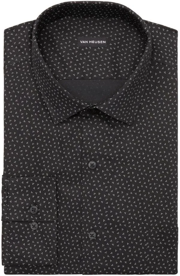 Van Heusen Men's TALL FIT Dress Shirt Ultra Wrinkle Free Flex Collar Stretch (Big and Tall)