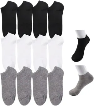 WoMen-Men's Performance Cotton Cushioned Athletic No-Show Socks Low Cut Ankle Short