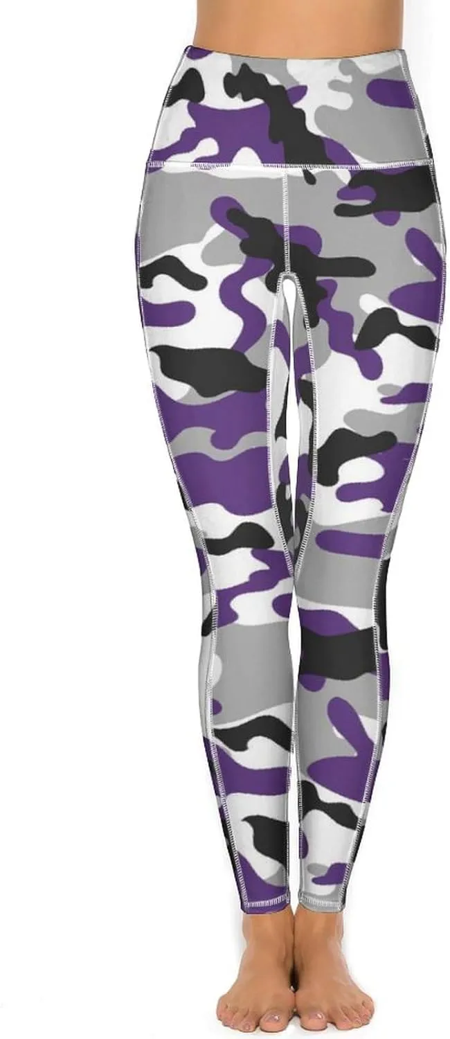 Women's Camouflage Leggings with 2 Pockets Workout Yoga Pants