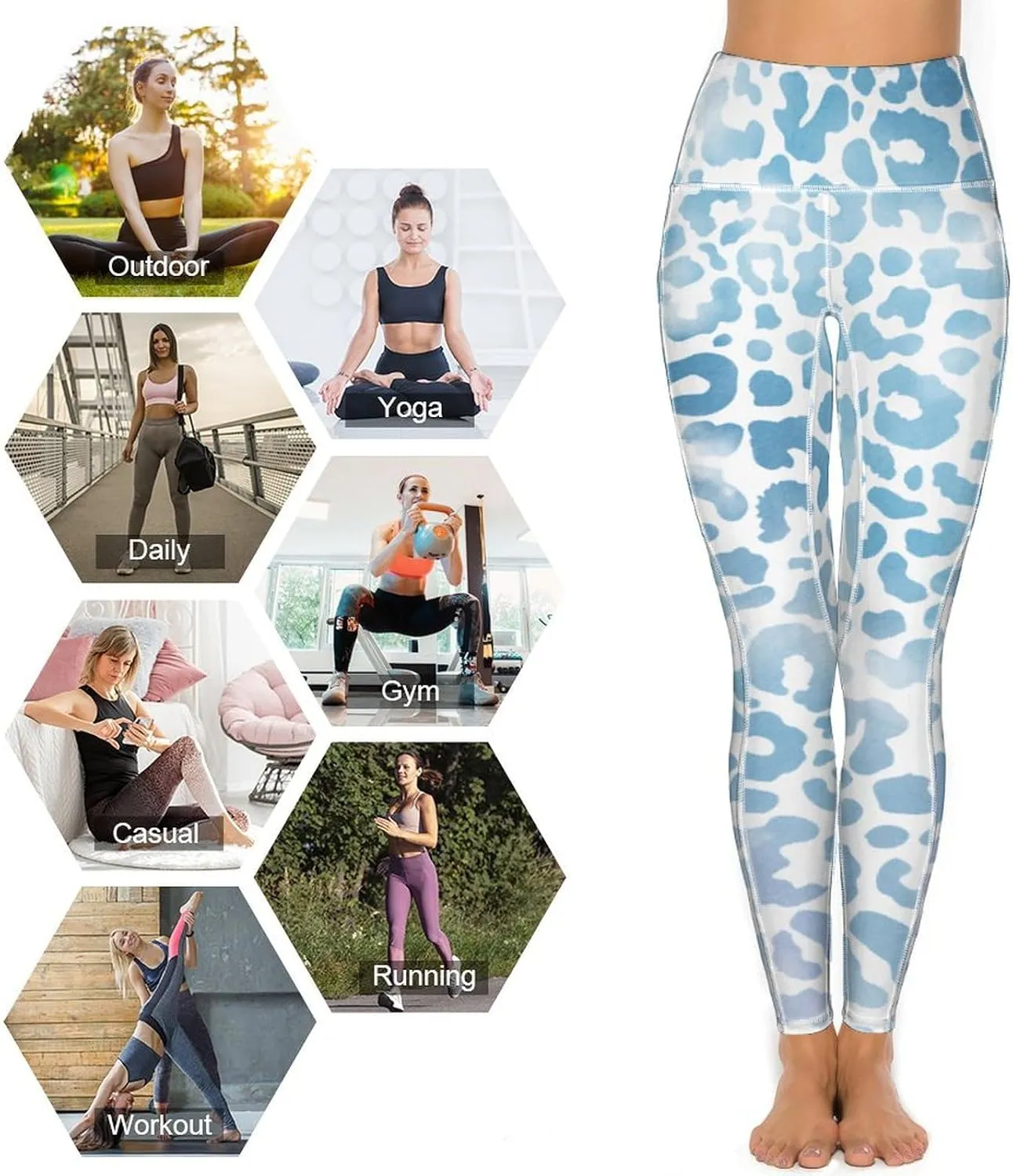 Women's Camouflage Leggings with 2 Pockets Workout Yoga Pants
