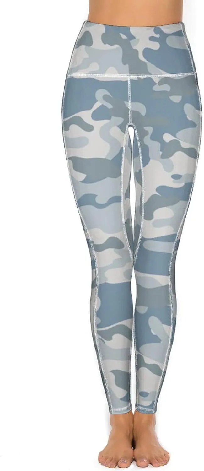 Women's Camouflage Leggings with 2 Pockets Workout Yoga Pants