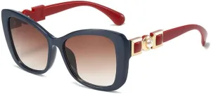 Women's Cat Eye Sunglasses Outdoor Street Show Sunglasses Fashion PC Large Frame,C4