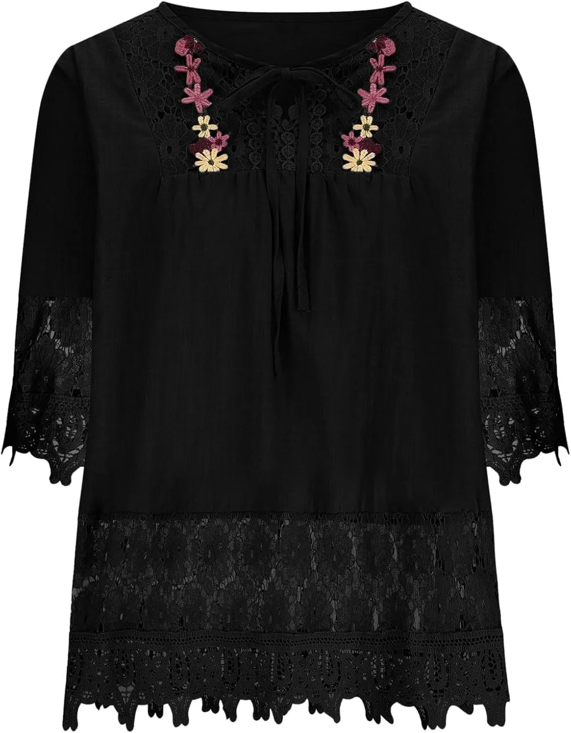 Women's Linen Shirts V-Neck Button Blouses Lapel Collar 2025 Summer Tee Shirts Long Sleeve Loose Fit T-Shirt