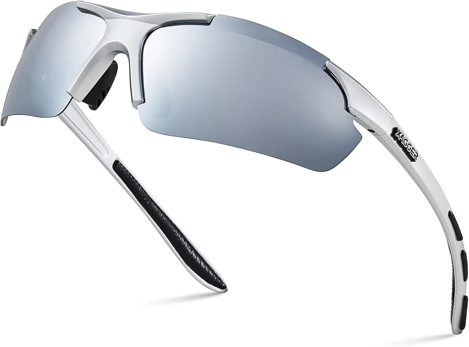 Xagger Polarized Sports Sunglasses for Men Women Wrap Around UV400 Running Baseball Softball Cycling Driving Glasses
