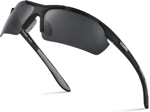 Xagger Polarized Sports Sunglasses for Men Women Wrap Around UV400 Running Baseball Softball Cycling Driving Glasses