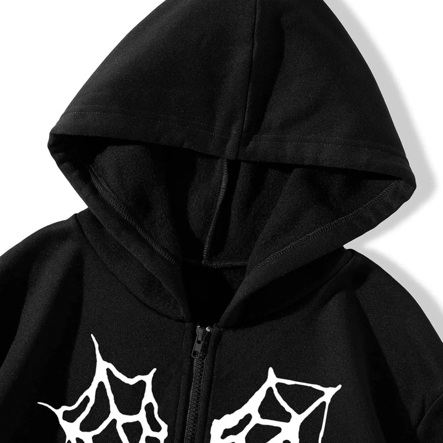 Y2K Hoodies for Women Pullover Print Graphic Pockets Hooded Jacket 90s Long Sleeve Sweatshirt Fall Drop Shoulder with Hood