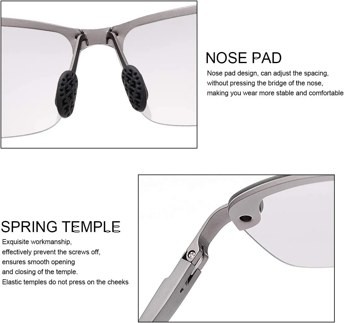YIMI Men Photochromic Polarized Sports Sunglasses Cycling Fishing Driving Glasses UV Protection Eyeglasses Anti Glare Eyewear