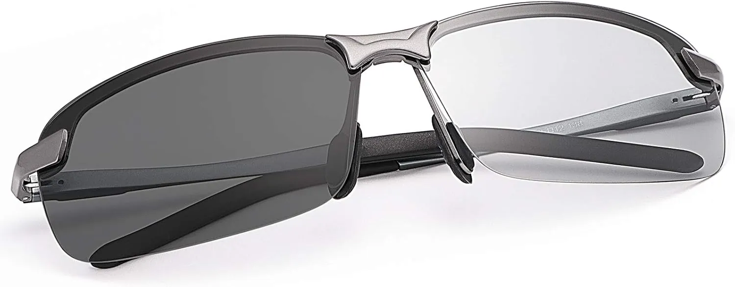 YIMI Men Photochromic Polarized Sports Sunglasses Cycling Fishing Driving Glasses UV Protection Eyeglasses Anti Glare Eyewear