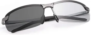 YIMI Men Photochromic Polarized Sports Sunglasses Cycling Fishing Driving Glasses UV Protection Eyeglasses Anti Glare Eyewear