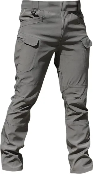 Ymosrh Men's Stretch City Special Service Pants - Military Fan Ix7 Multi Pocket Overalls